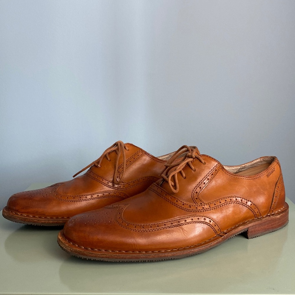 Sebago / Wingtip Oxford / Tan/Brown / 10.5